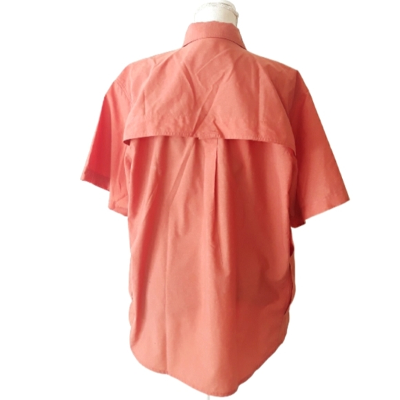 Sportif Hook & Tackle Fishing Shirt - Size Medium Coral - Picture 2 of 15